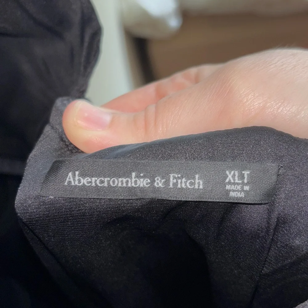 Abercrombie & Fitch Draped Skirt Satin Maxi Dress